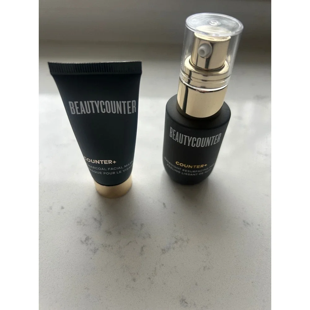 Beautycounter‎ Counter+ Welcome Set Overnight Resurfacing Peel Charcoal Mask